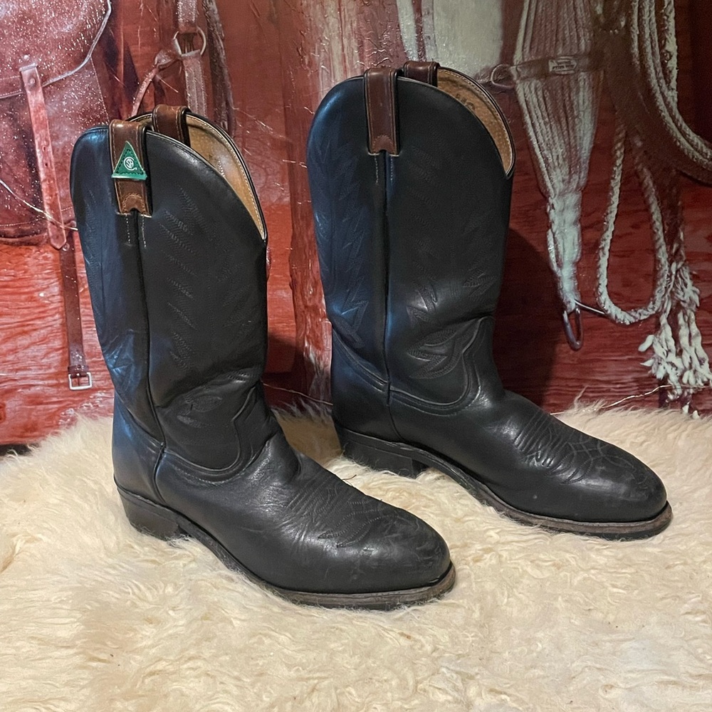 Boulet steel toe leather boots